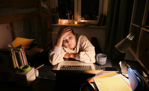 stressed woman